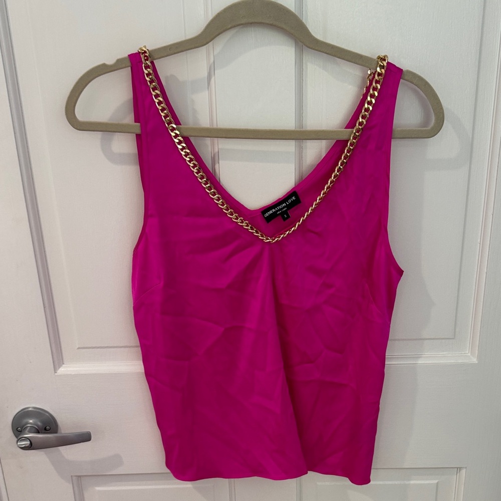 Generation Love Pink Silky Tank